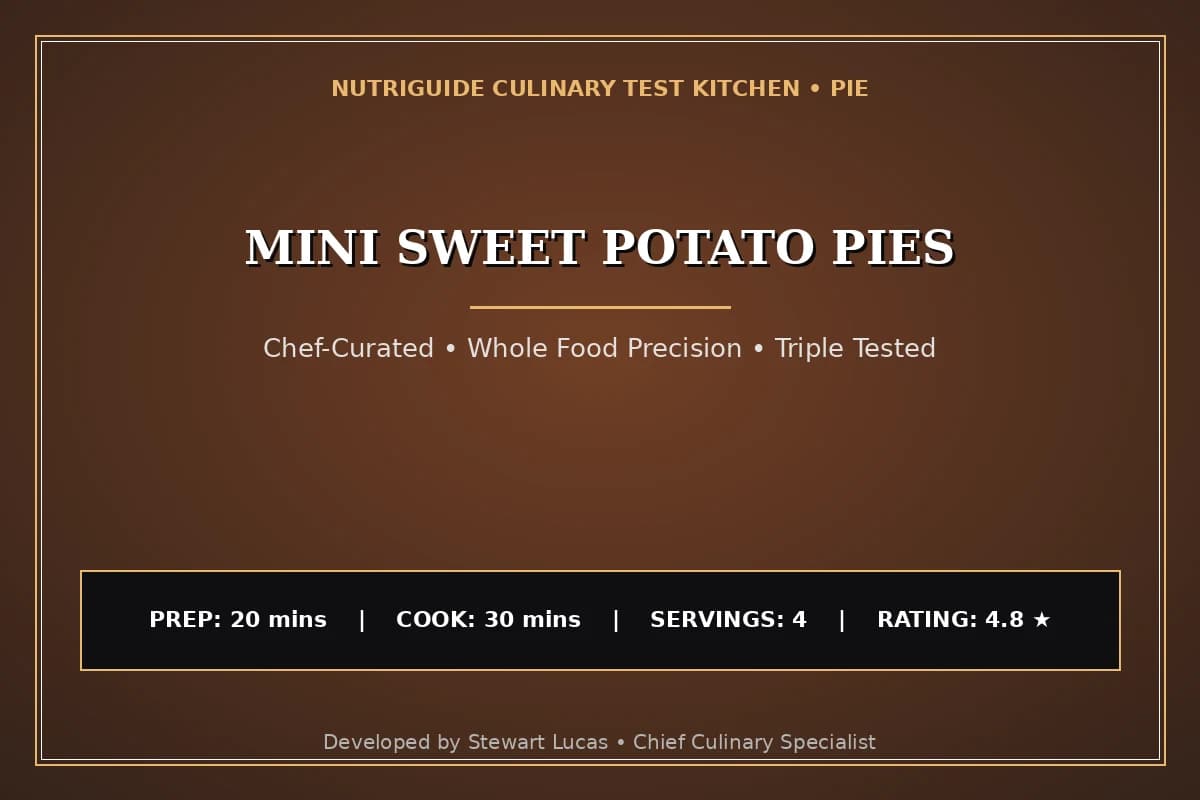 Mini Sweet Potato Pies