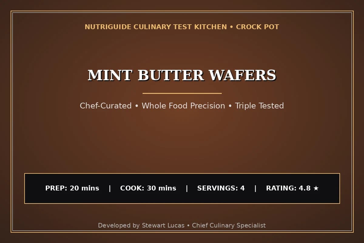 Mint Butter Wafers