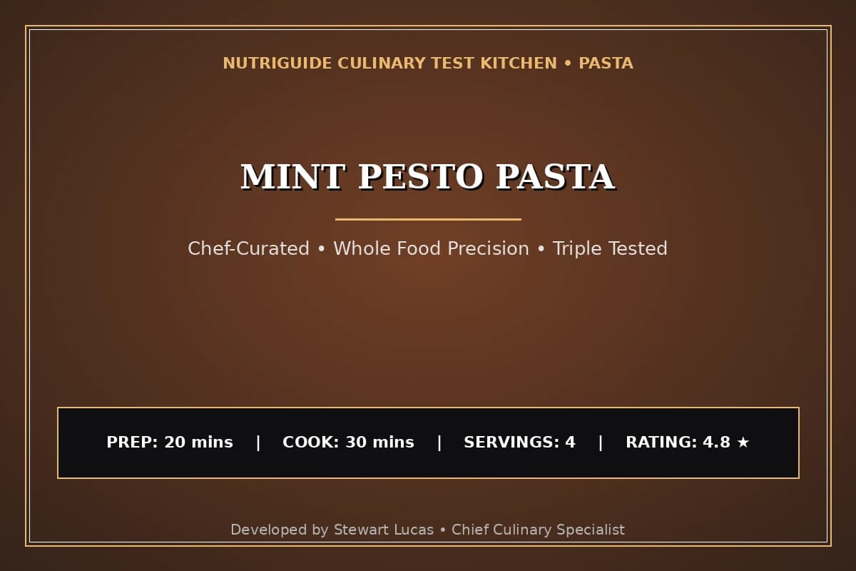 Mint Pesto Pasta