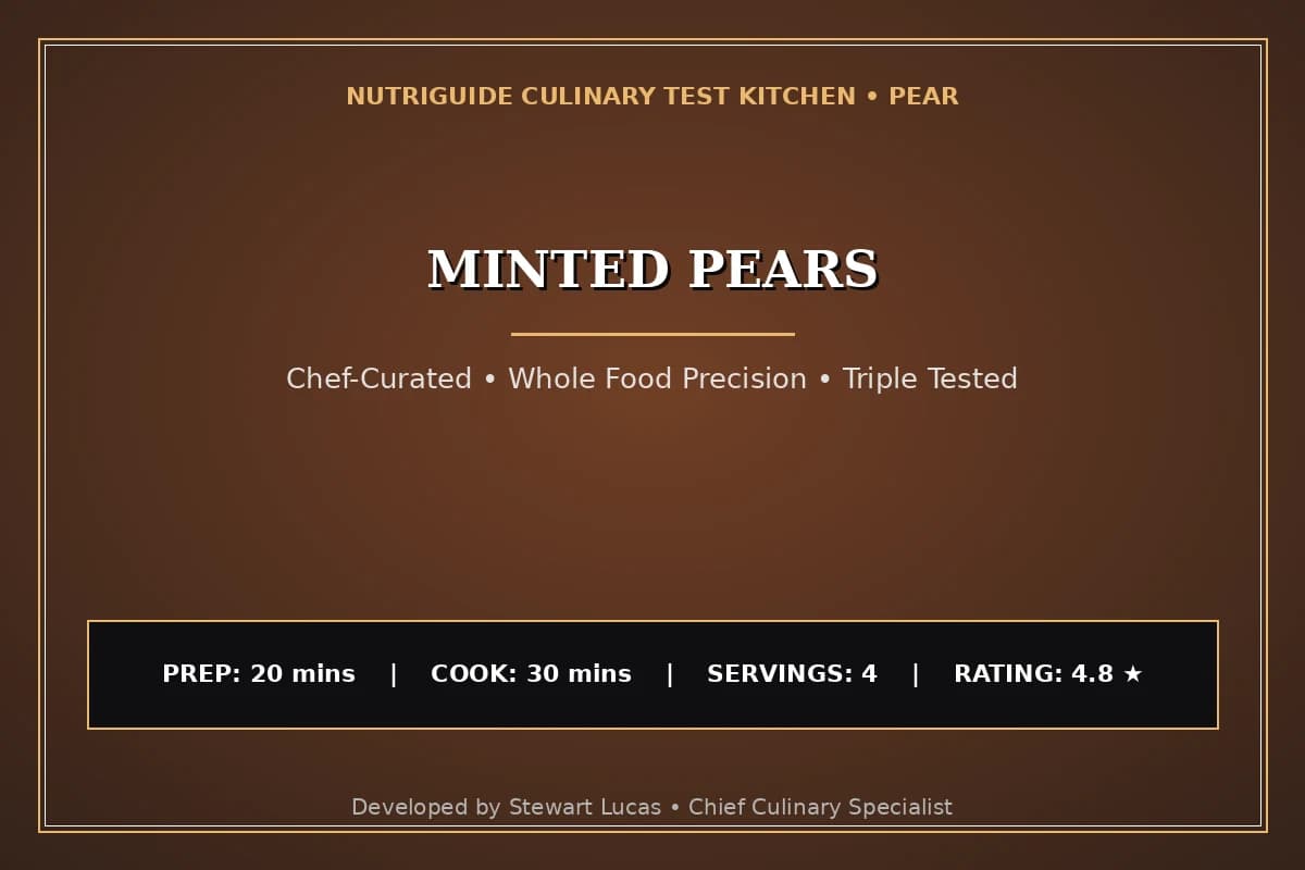 Minted Pears