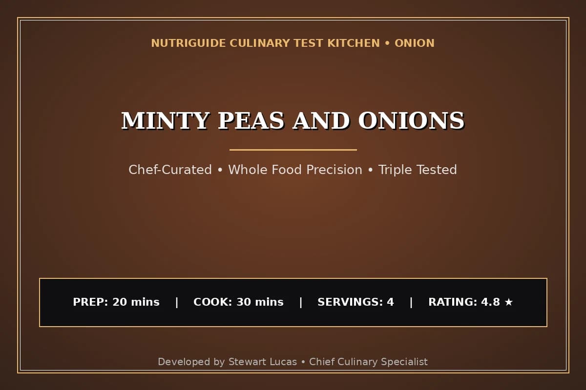Minty Peas And Onions