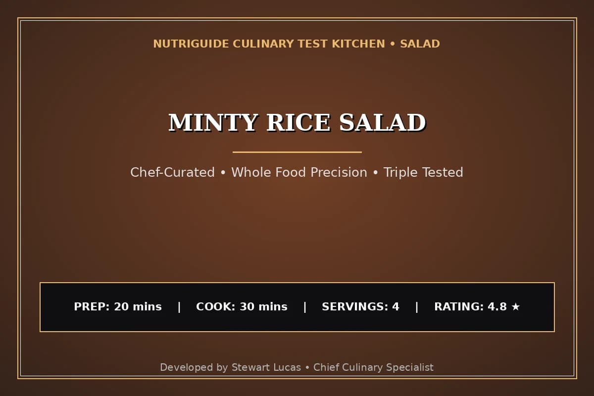 Minty Rice Salad