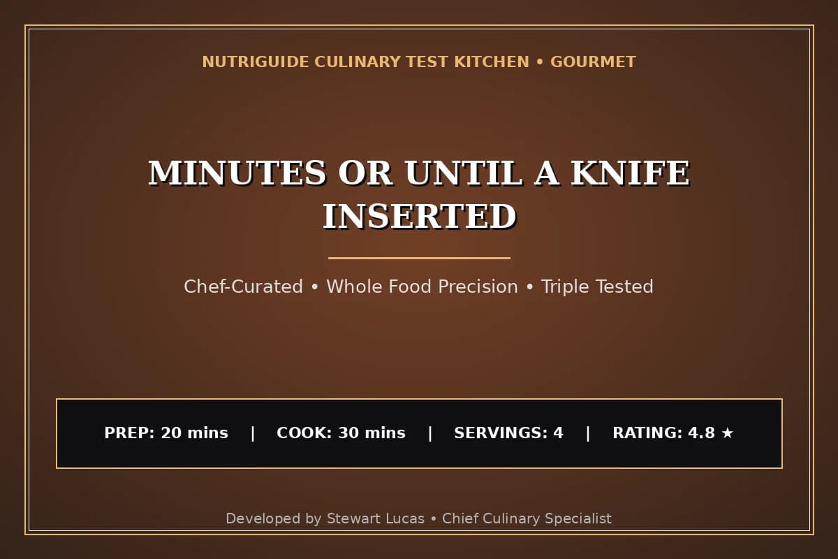 Minutes Or Until A Knife Inserted