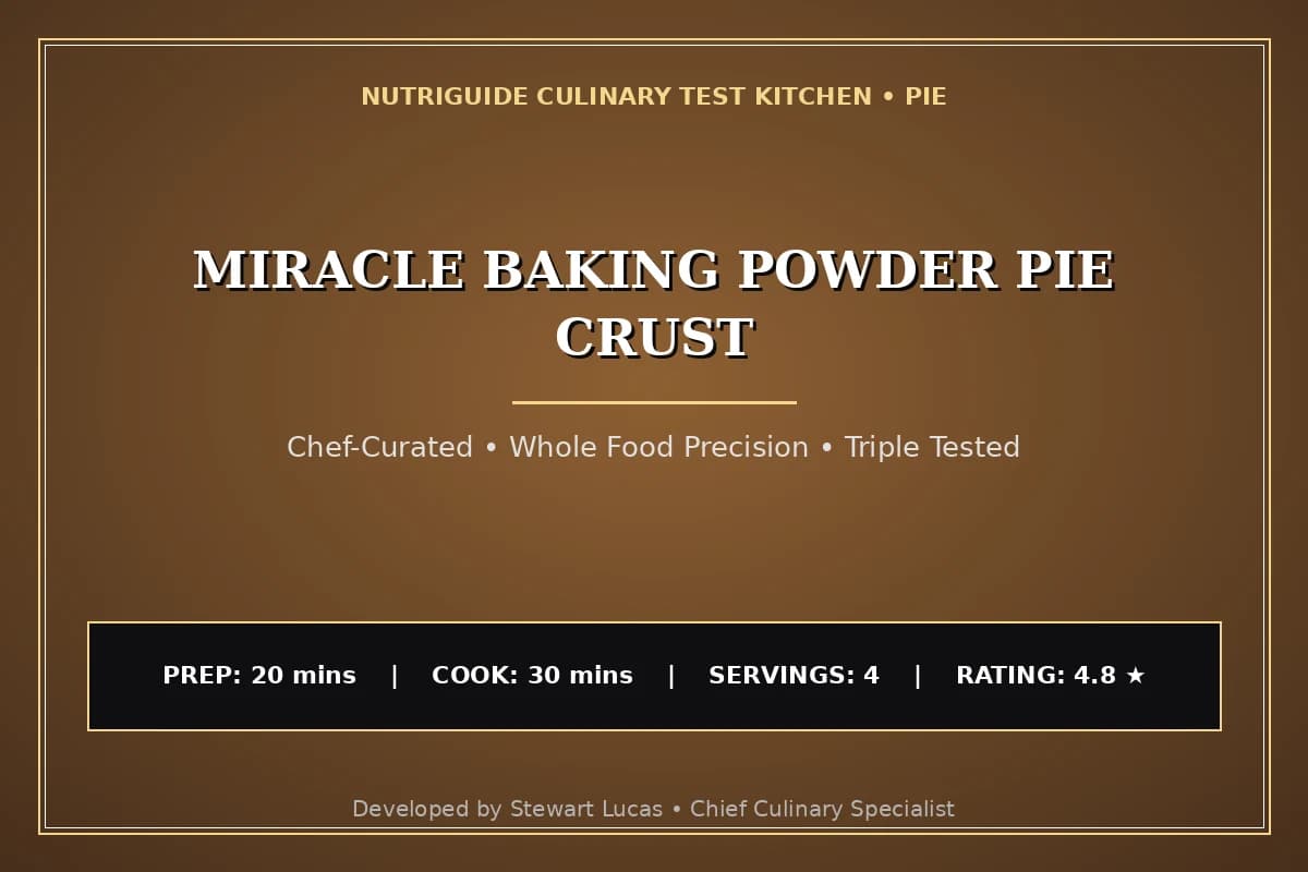 Miracle Baking Powder Pie Crust