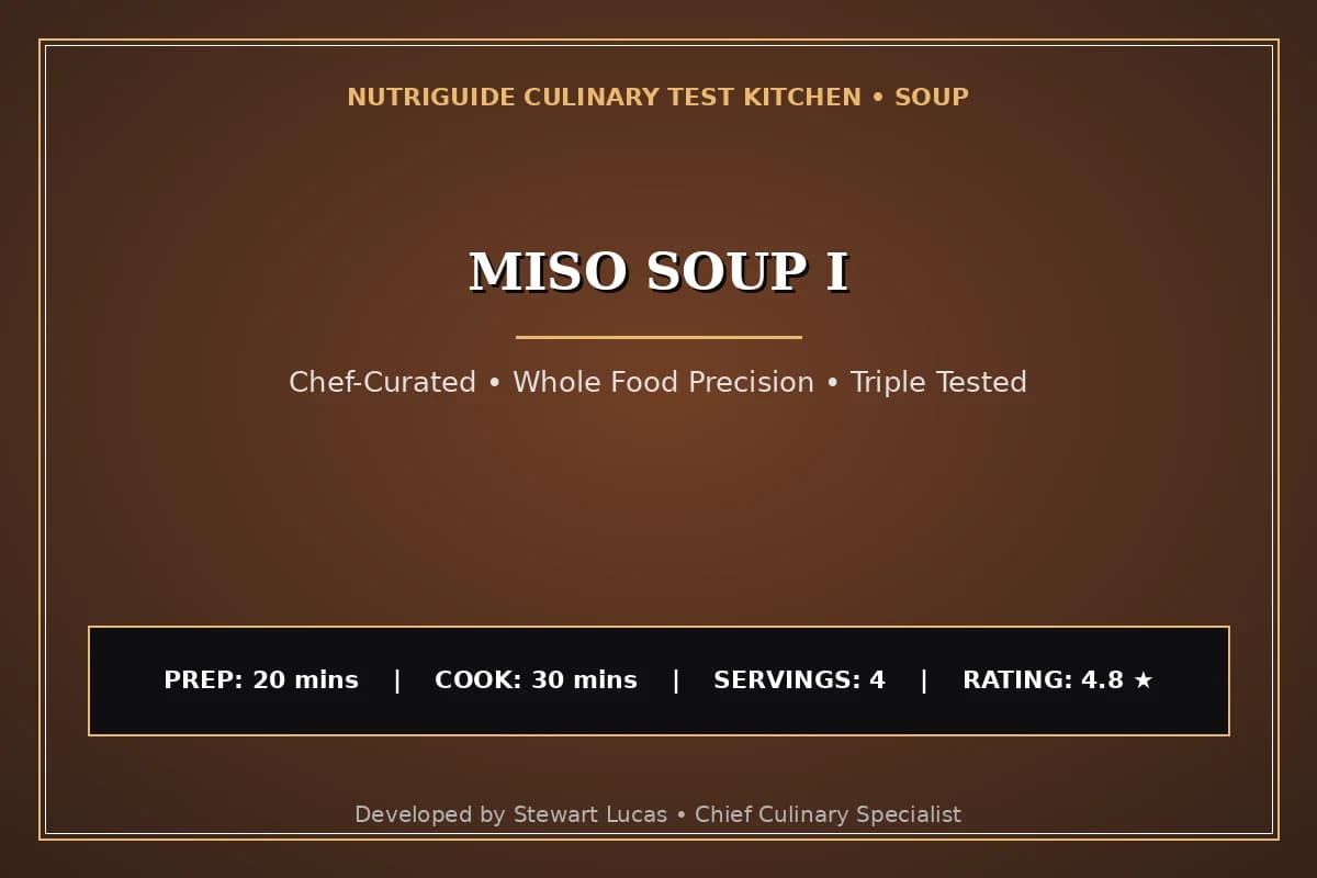 Miso Soup I