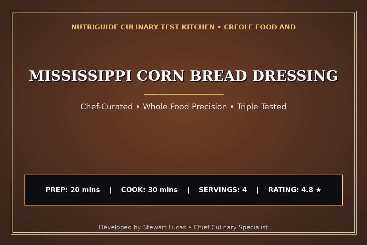 Mississippi Corn Bread Dressing