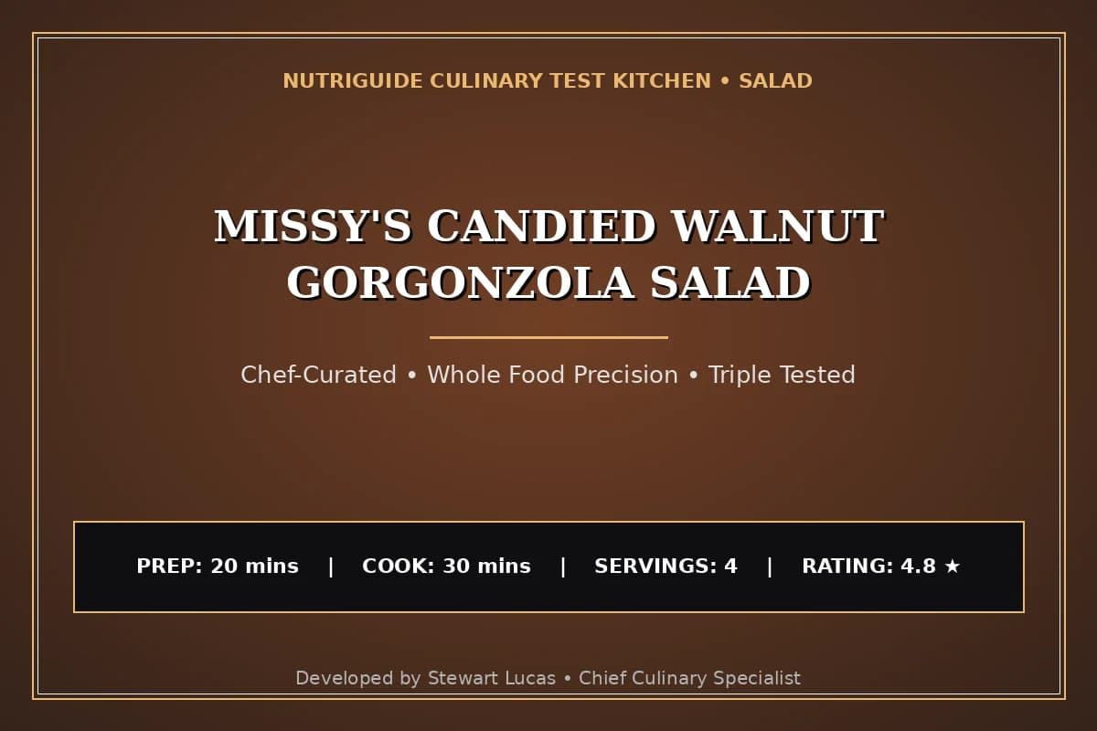 Missy'S Candied Walnut Gorgonzola Salad