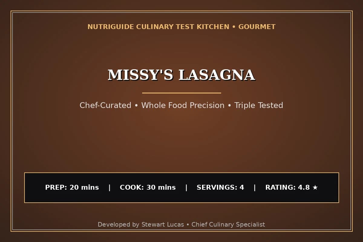 Missy'S Lasagna