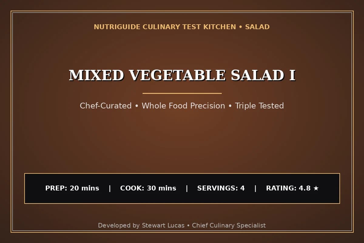 Mixed Vegetable Salad I