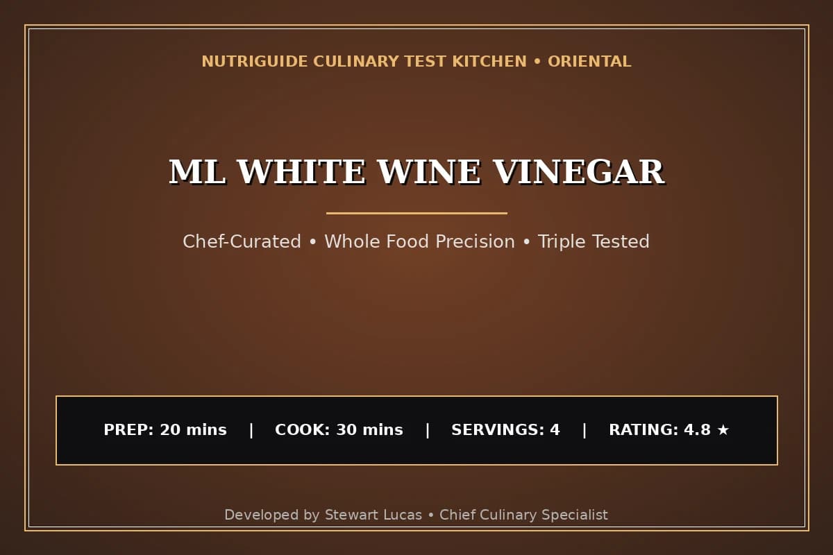 Ml White Wine Vinegar