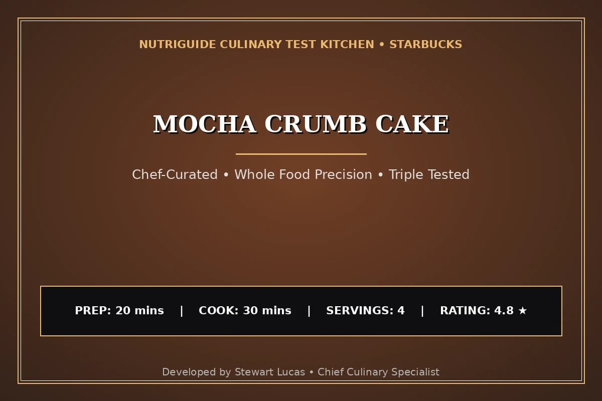 Mocha Crumb Cake