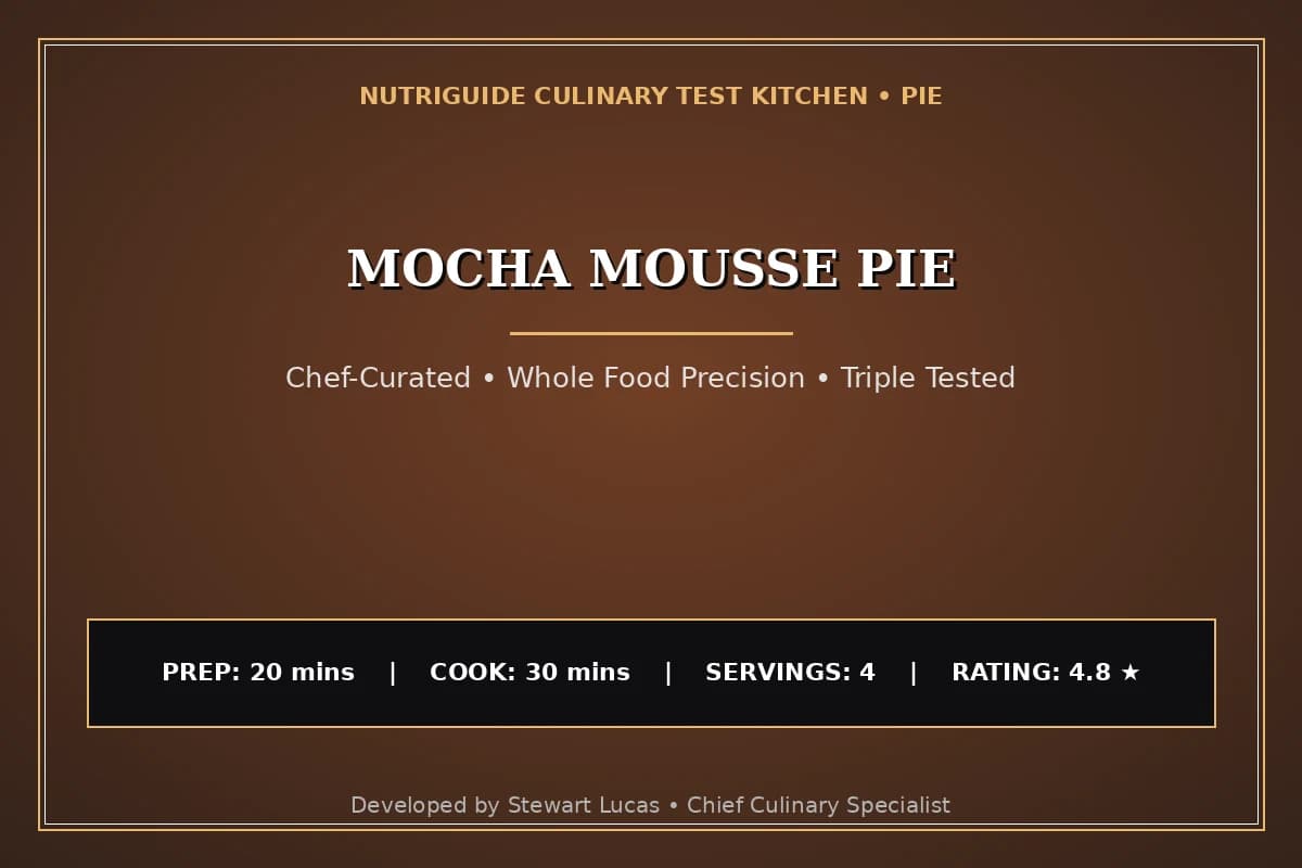 Mocha Mousse Pie