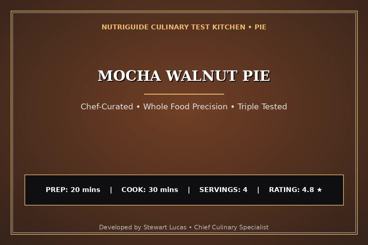 Mocha Walnut Pie