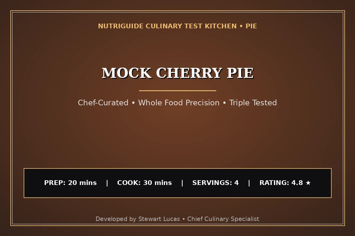 Mock Cherry Pie