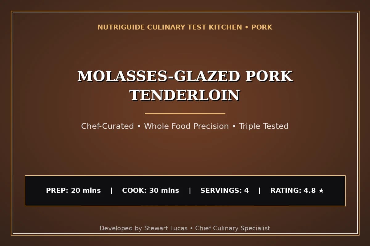 Molasses-Glazed Pork Tenderloin