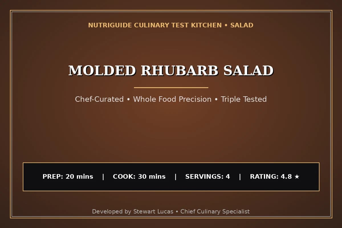 Molded Rhubarb Salad