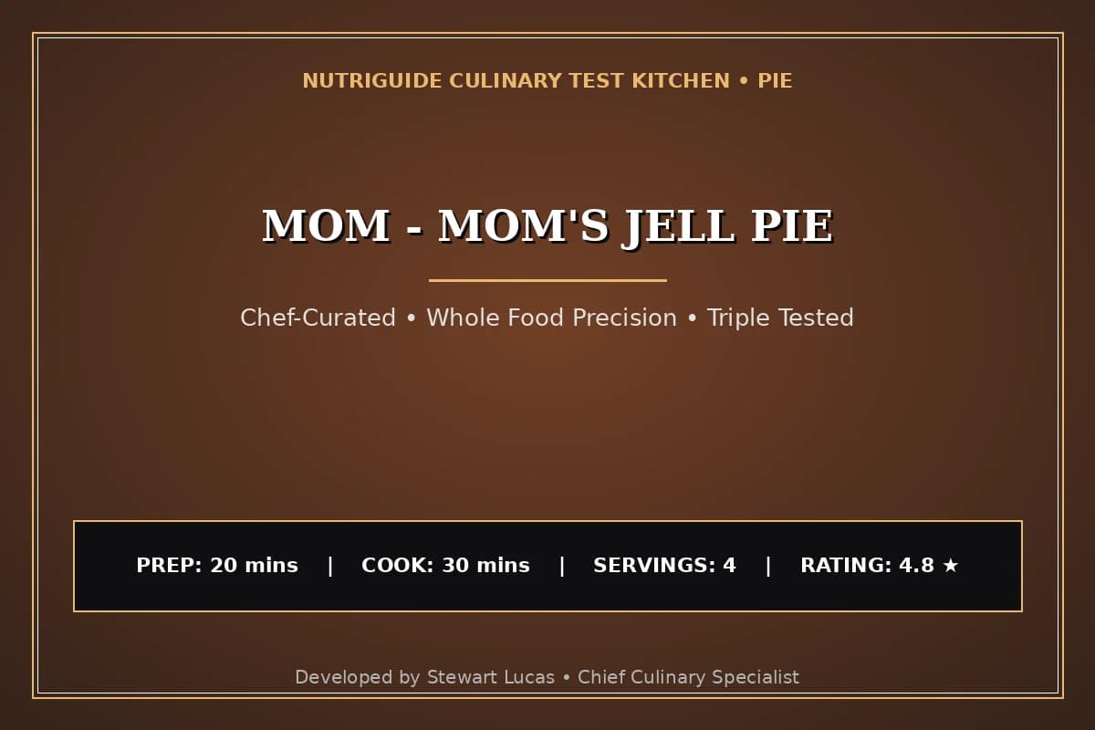 Mom - Mom'S Jell Pie