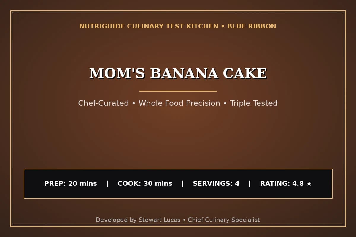 Mom'S Banana Cake