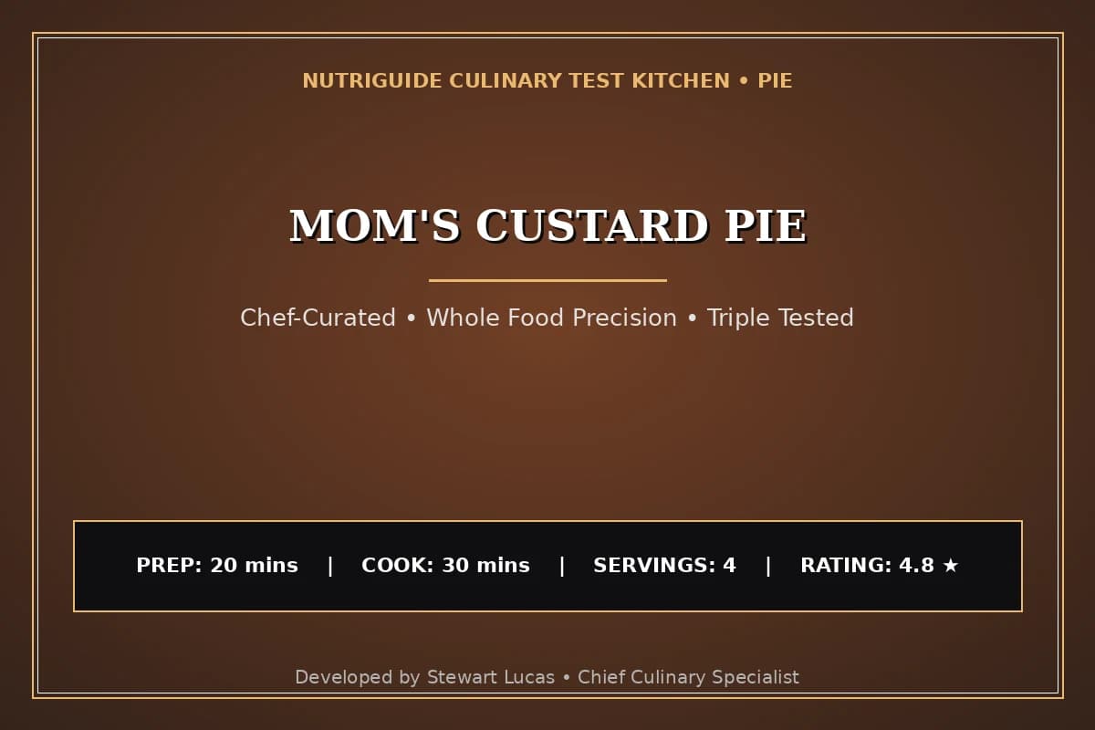 Mom'S Custard Pie