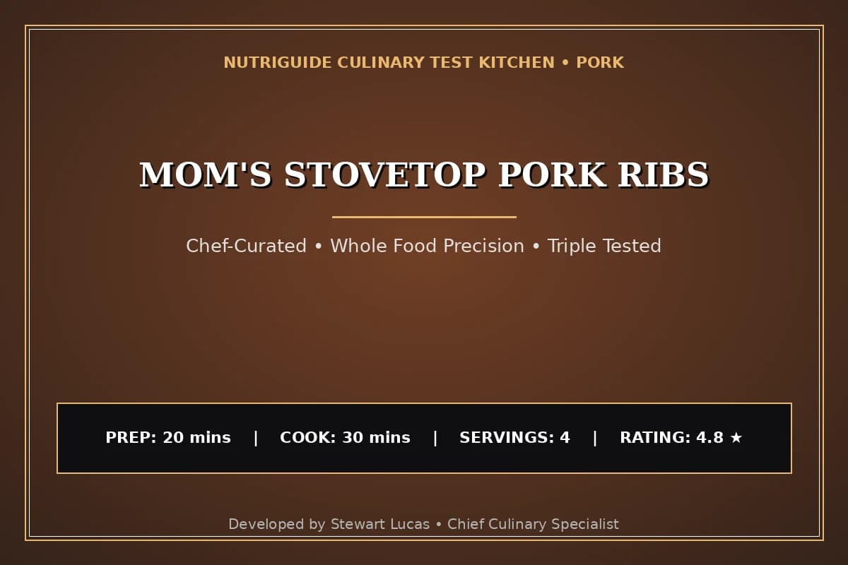 Mom'S Stovetop Pork Ribs