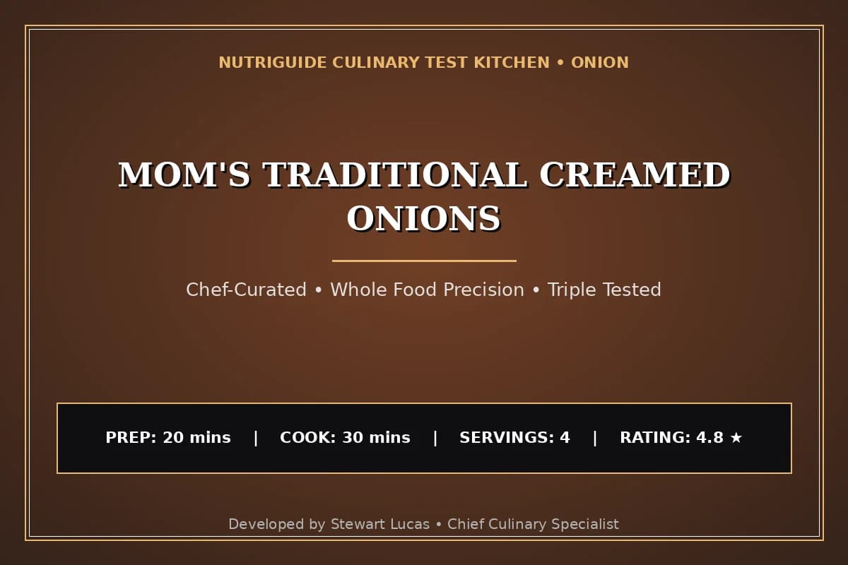 Mom'S Traditional Creamed Onions