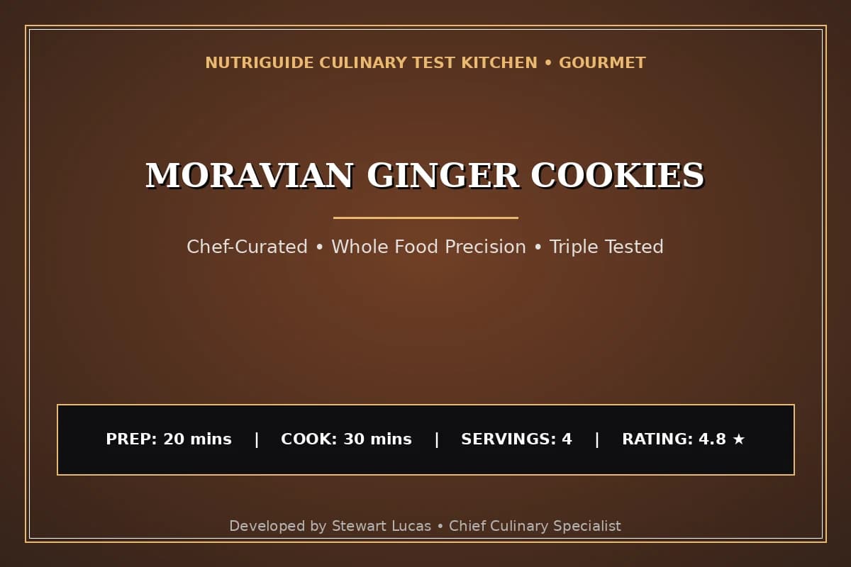 Moravian Ginger Cookies