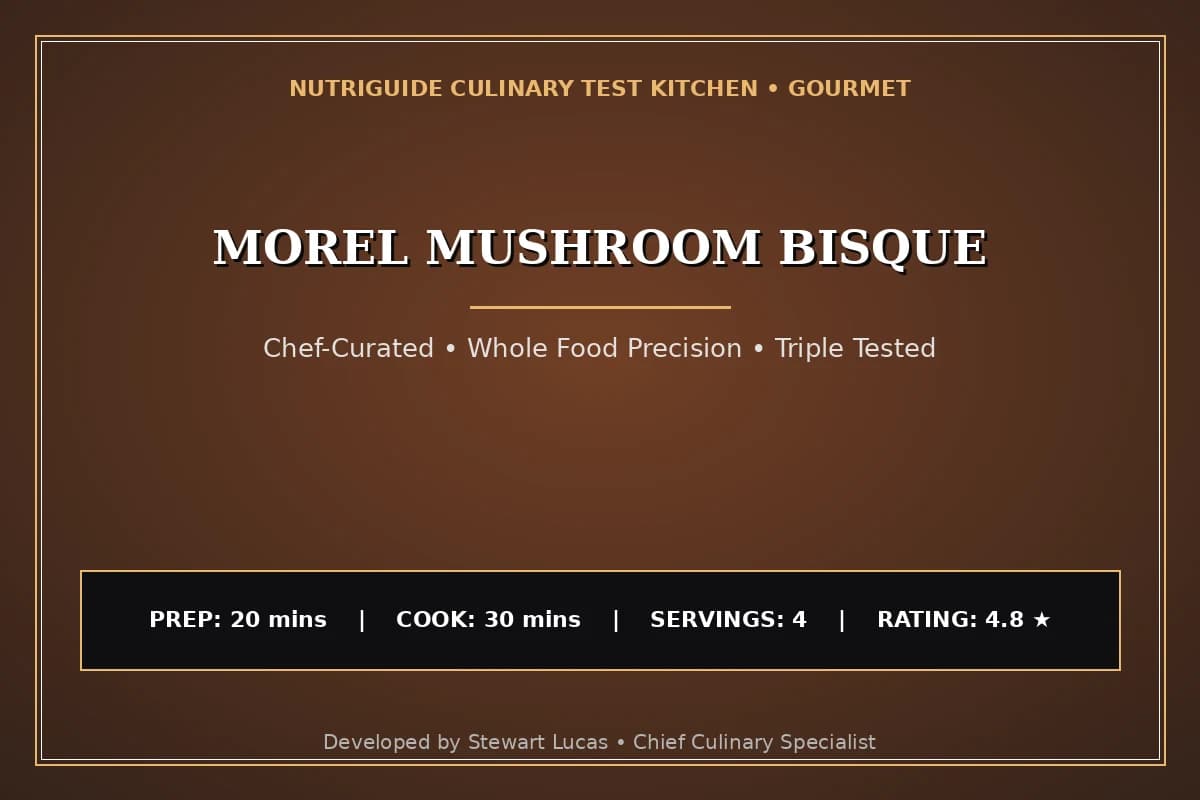 Morel Mushroom Bisque