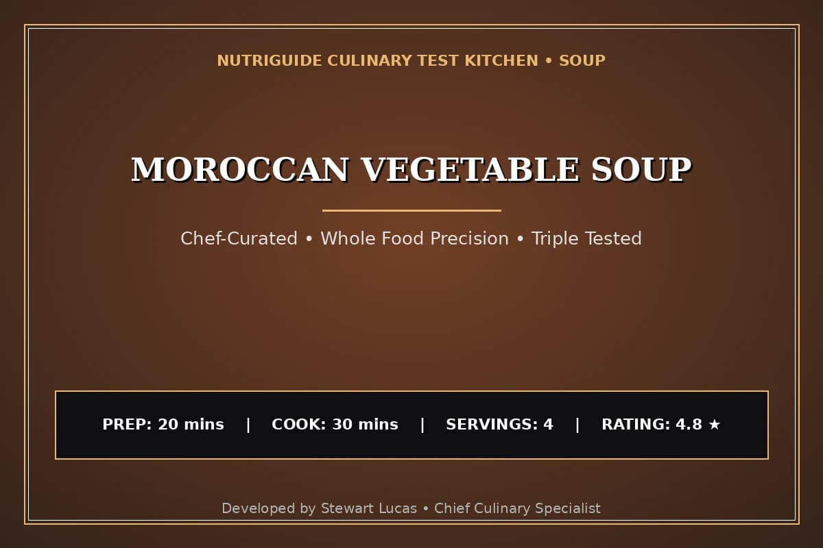 Moroccan Vegetable Soup