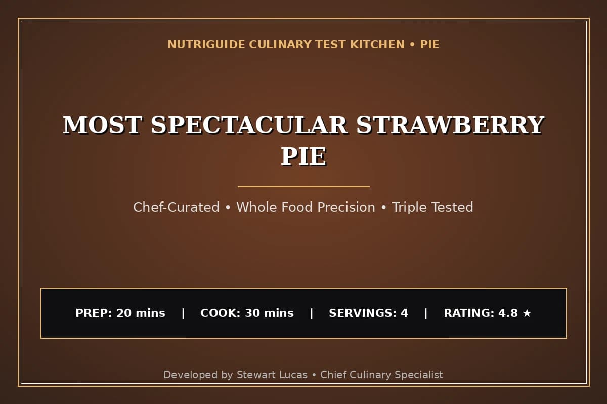 Most Spectacular Strawberry Pie