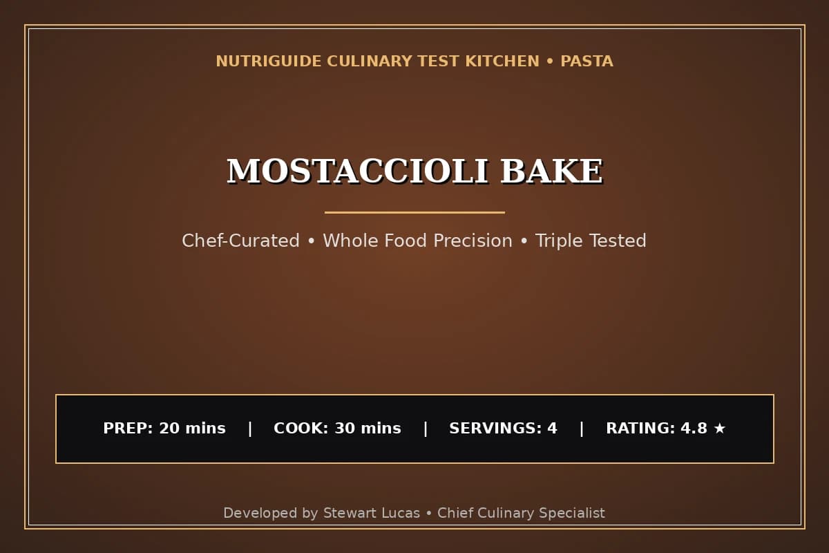 Mostaccioli Bake