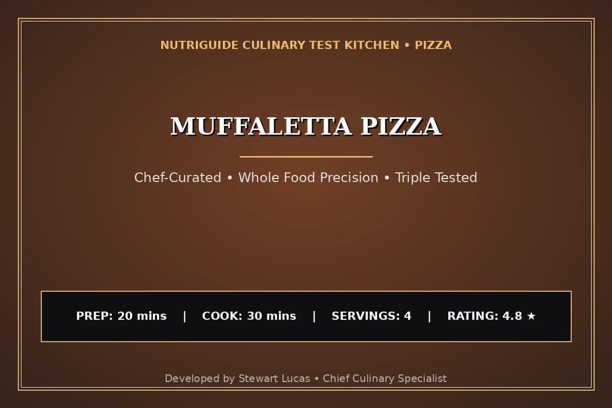 Muffaletta Pizza