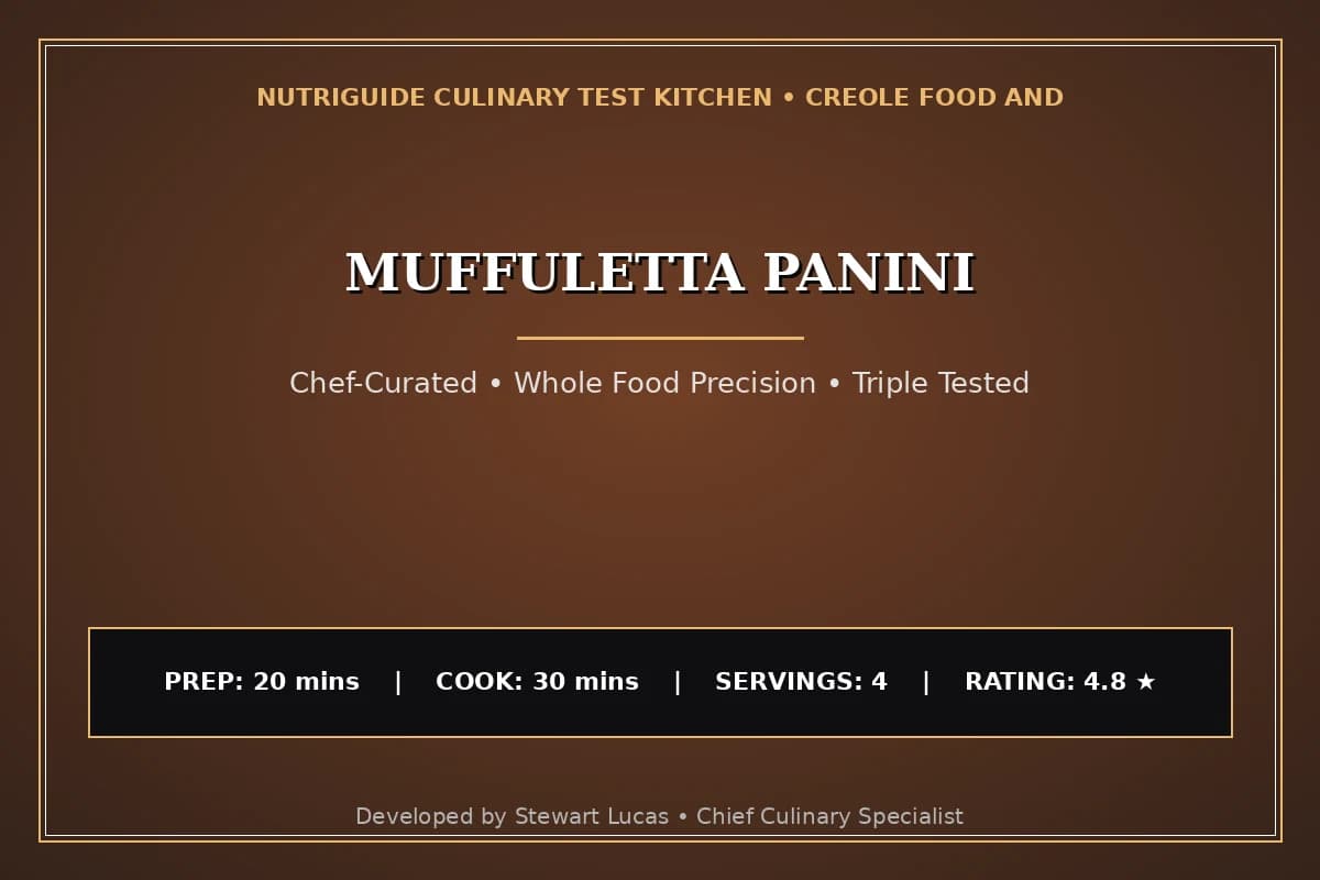Muffuletta Panini