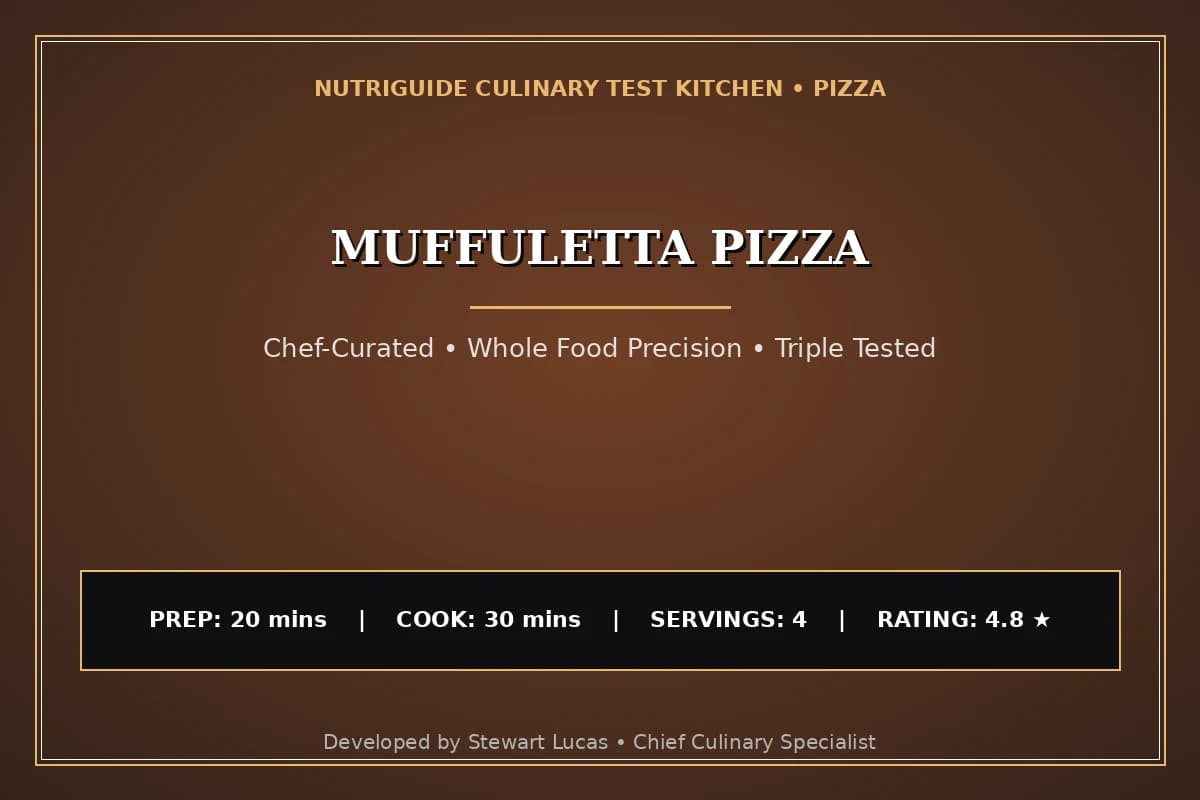 Muffuletta Pizza