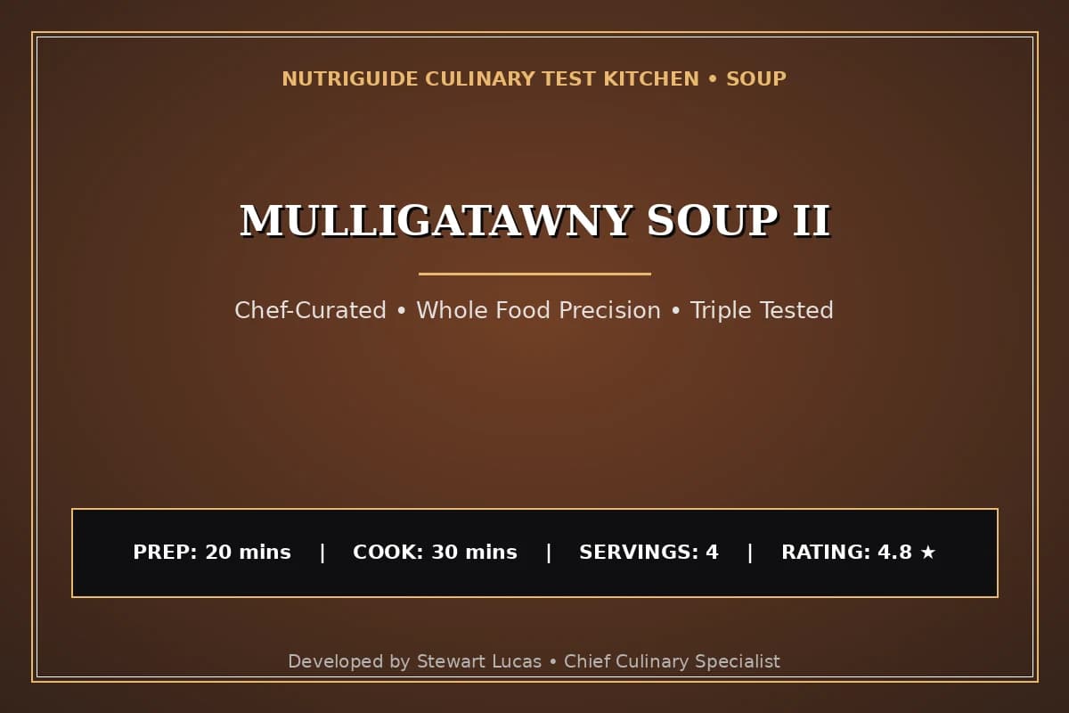 Mulligatawny Soup Ii