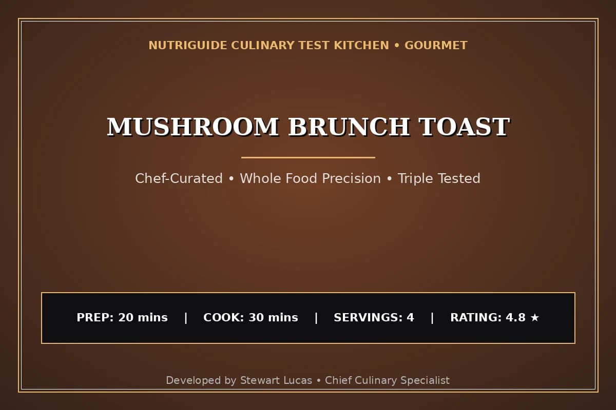 Mushroom Brunch Toast