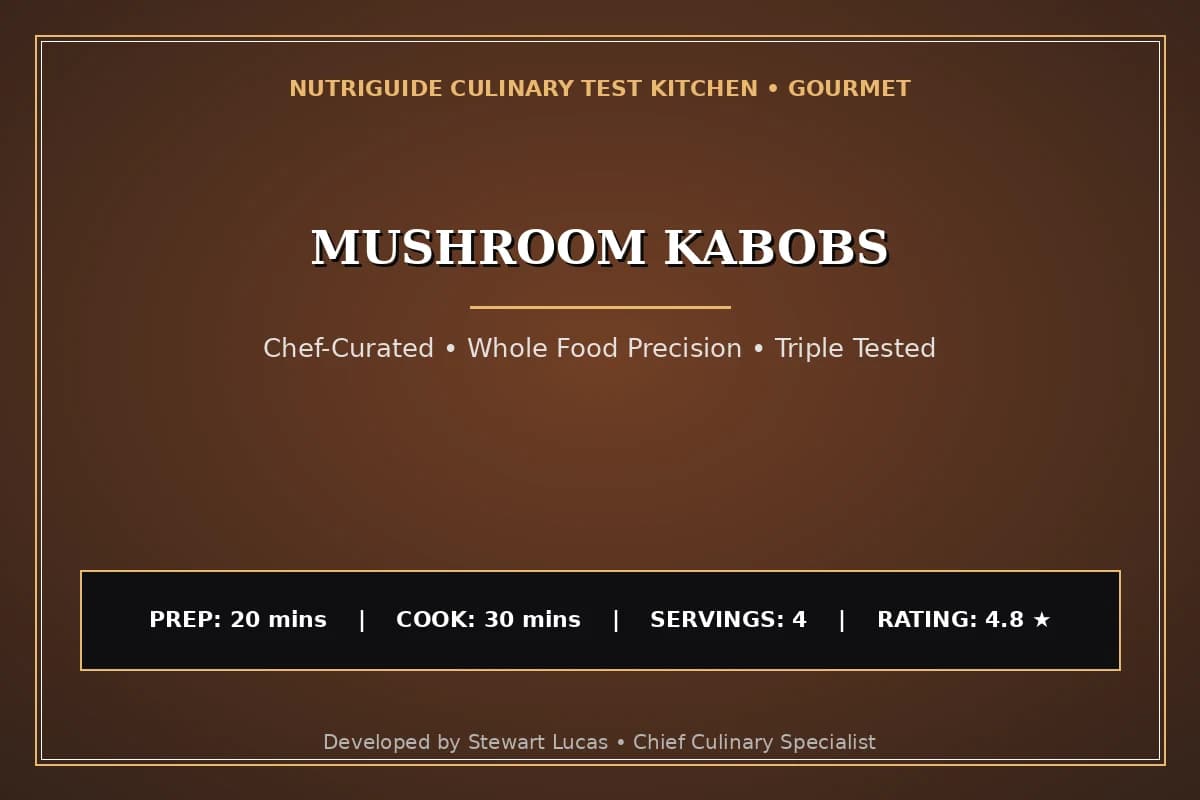 Mushroom Kabobs