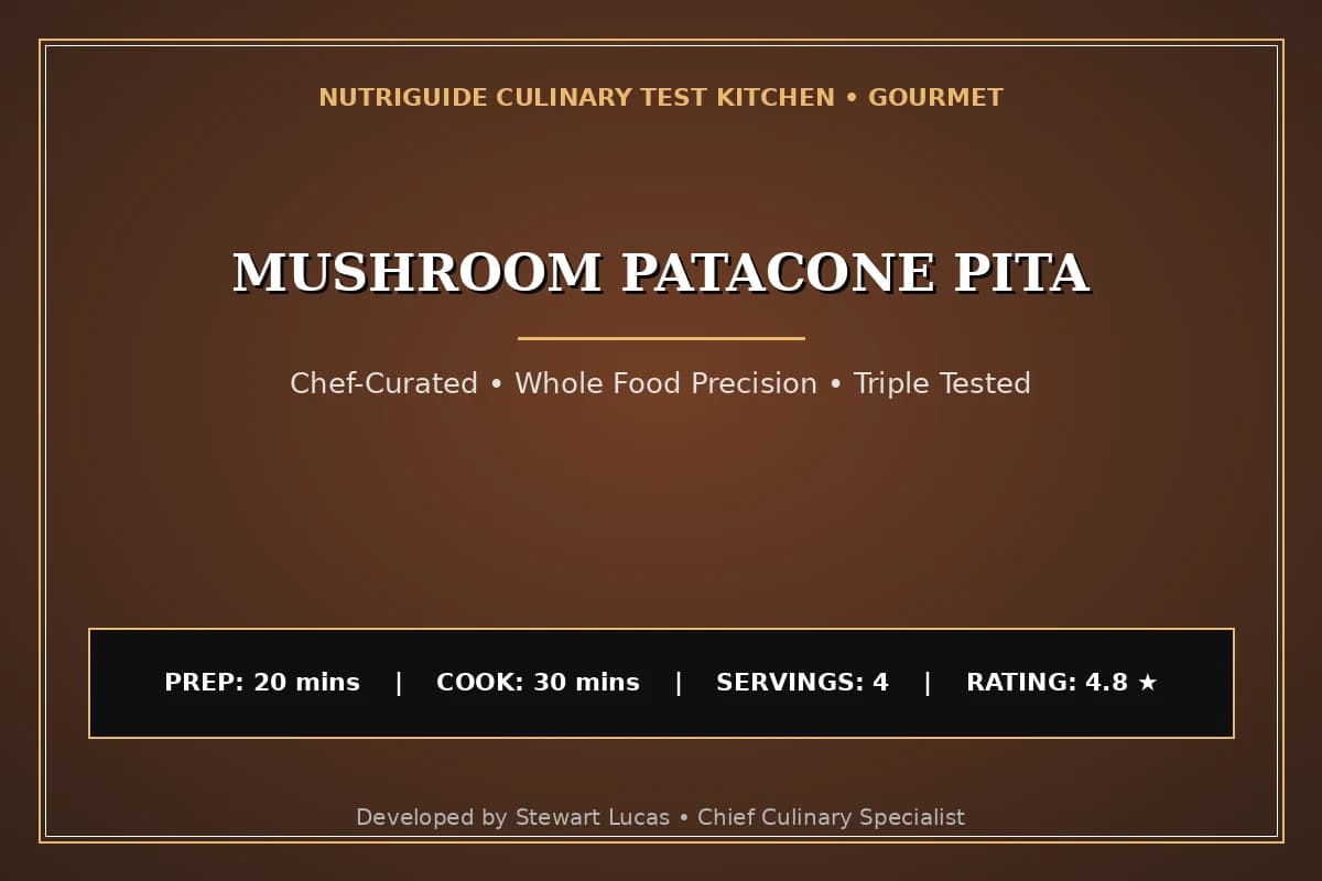 Mushroom Patacone Pita