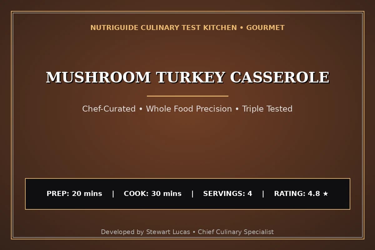 Mushroom Turkey Casserole