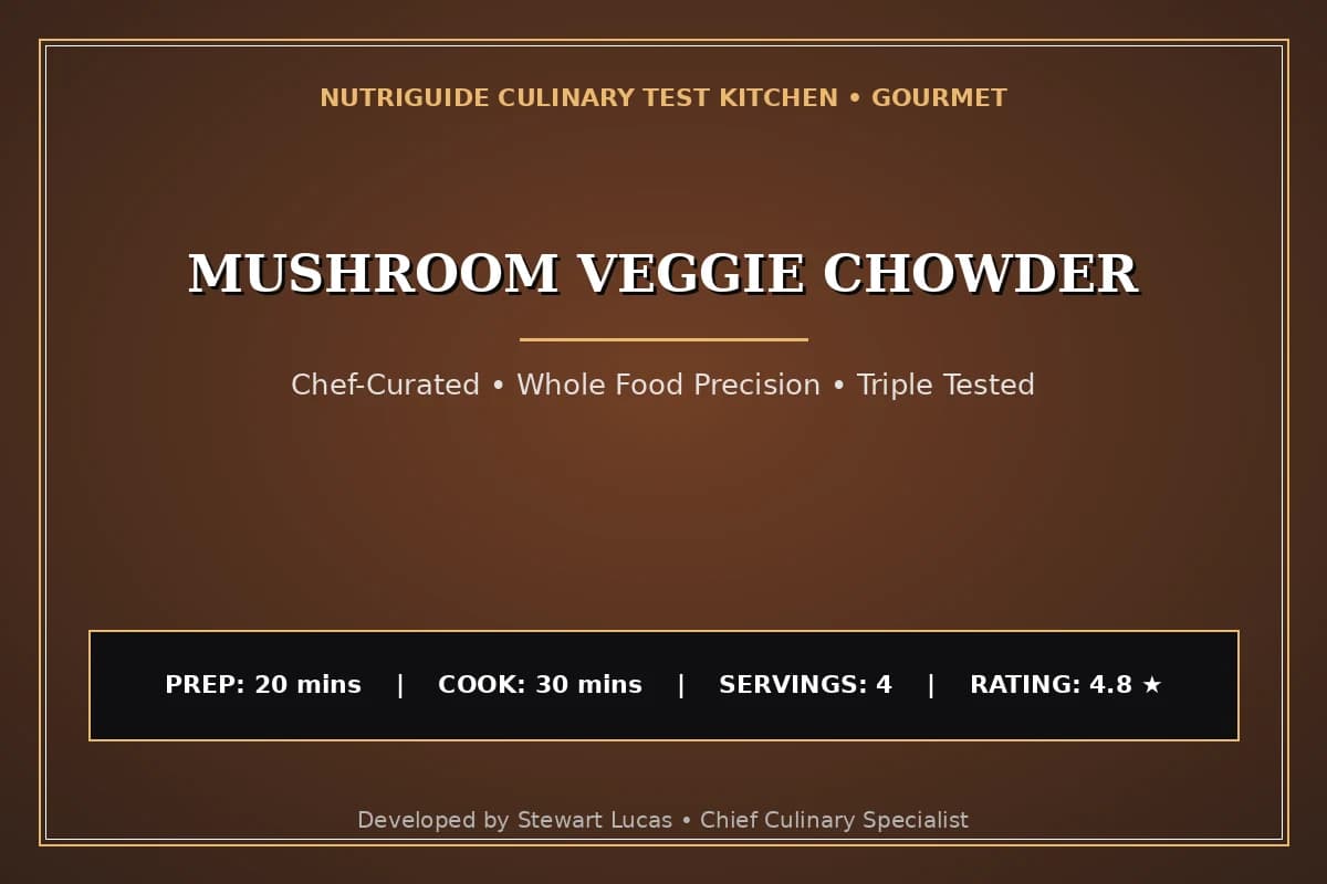 Mushroom Veggie Chowder