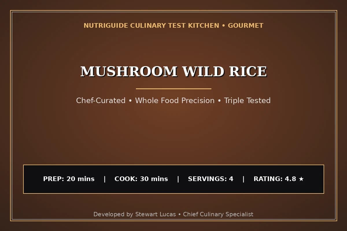 Mushroom Wild Rice