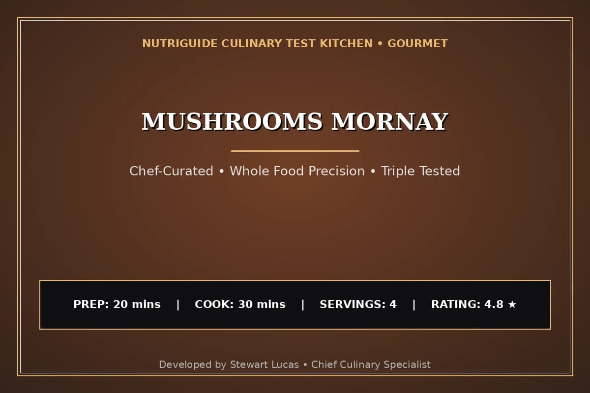 Mushrooms Mornay