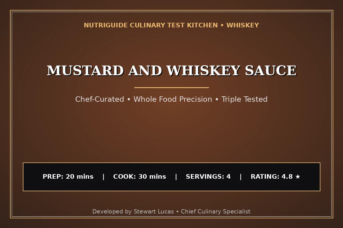 Mustard And Whiskey Sauce