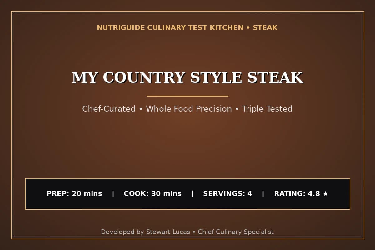 My Country Style Steak