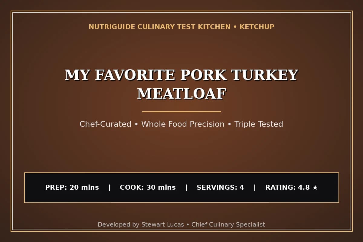 My Favorite Pork Turkey Meatloaf