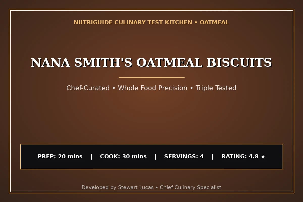 Nana Smith'S Oatmeal Biscuits