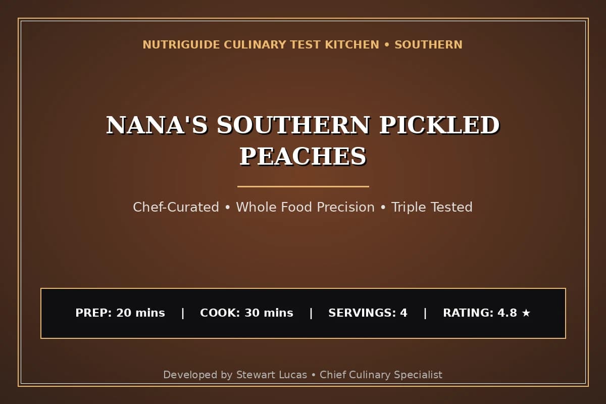 Nana'S Southern Pickled Peaches