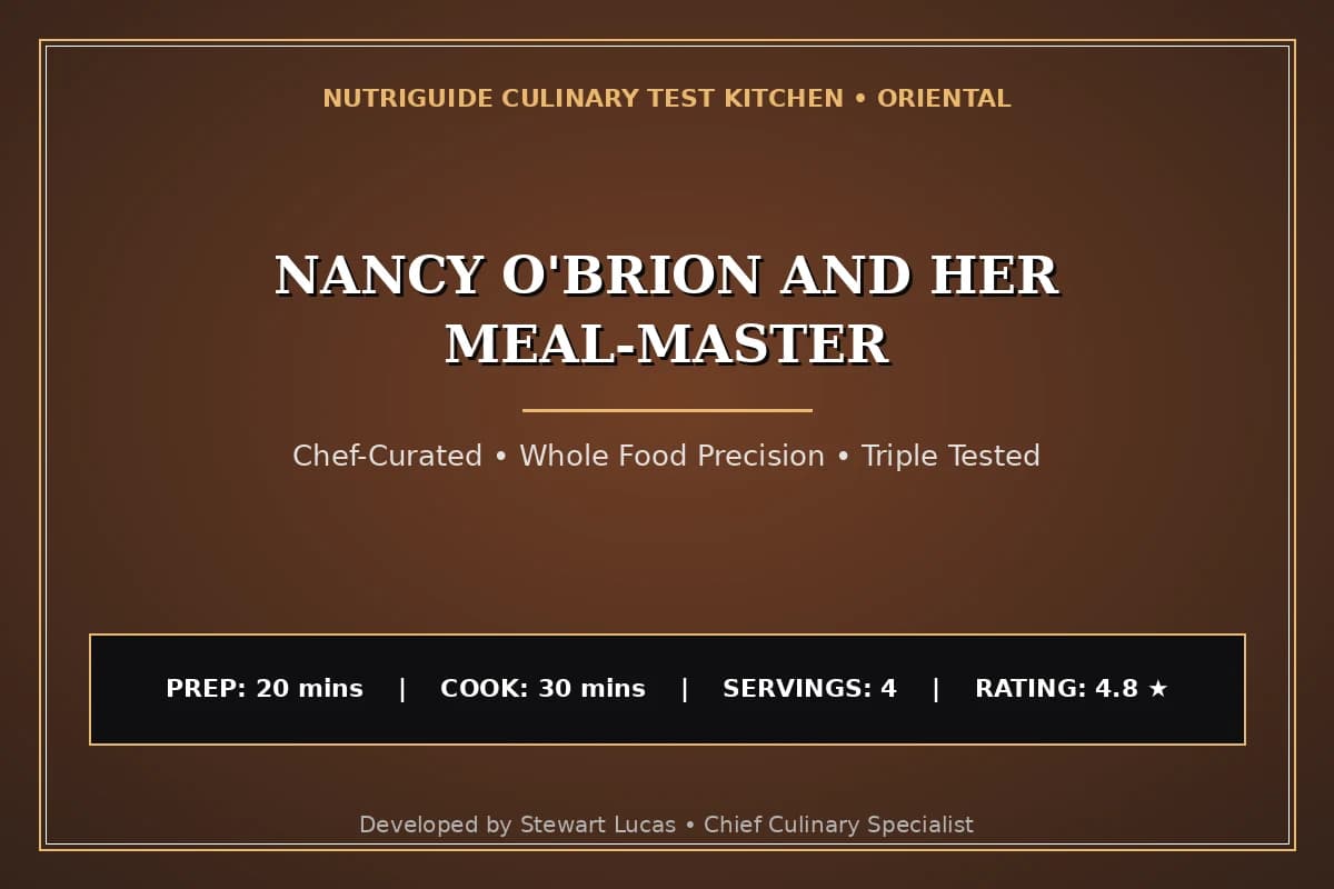 Nancy O'Brion And Her Meal-Master