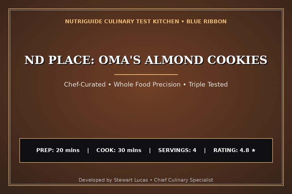 Nd Place: Oma'S Almond Cookies
