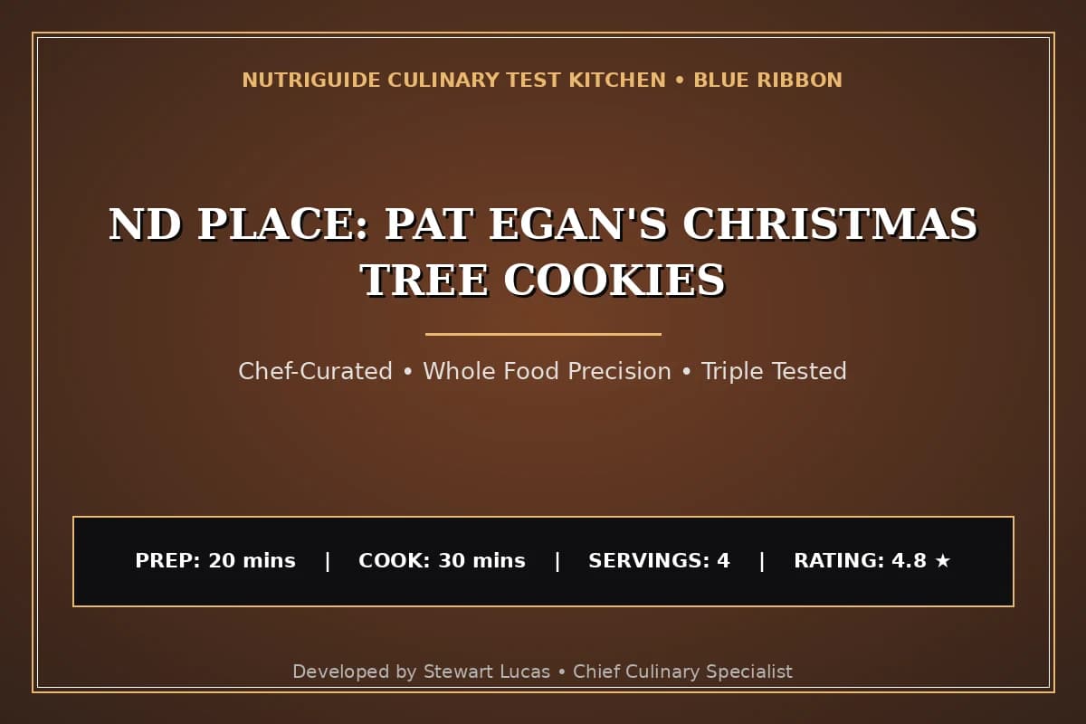 Nd Place: Pat Egan'S Christmas Tree Cookies