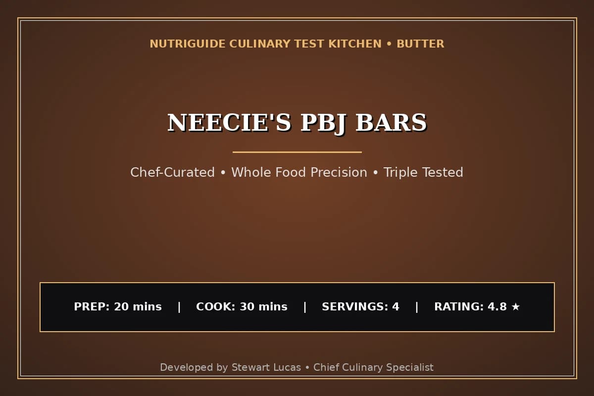 Neecie'S Pbj Bars
